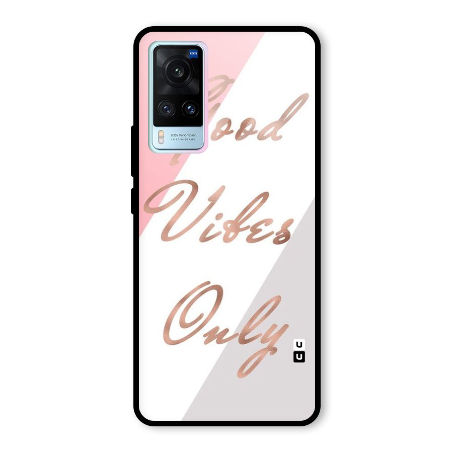 Vibes Classic Stripes Glass Back Case for Vivo X60