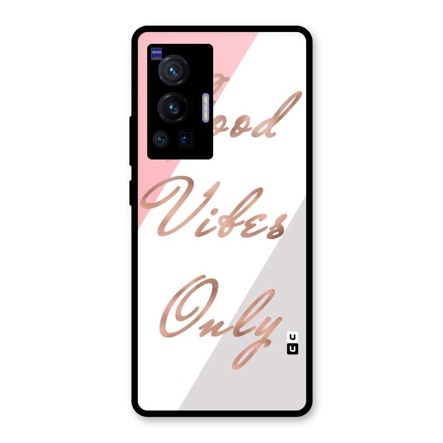 Vibes Classic Stripes Glass Back Case for Vivo X70 Pro