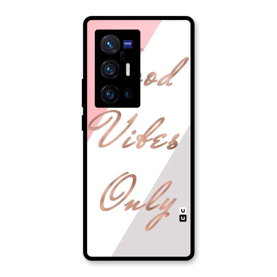 Vibes Classic Stripes Glass Back Case for Vivo X70 Pro Plus