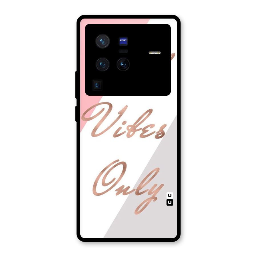 Vibes Classic Stripes Glass Back Case for Vivo X80 Pro
