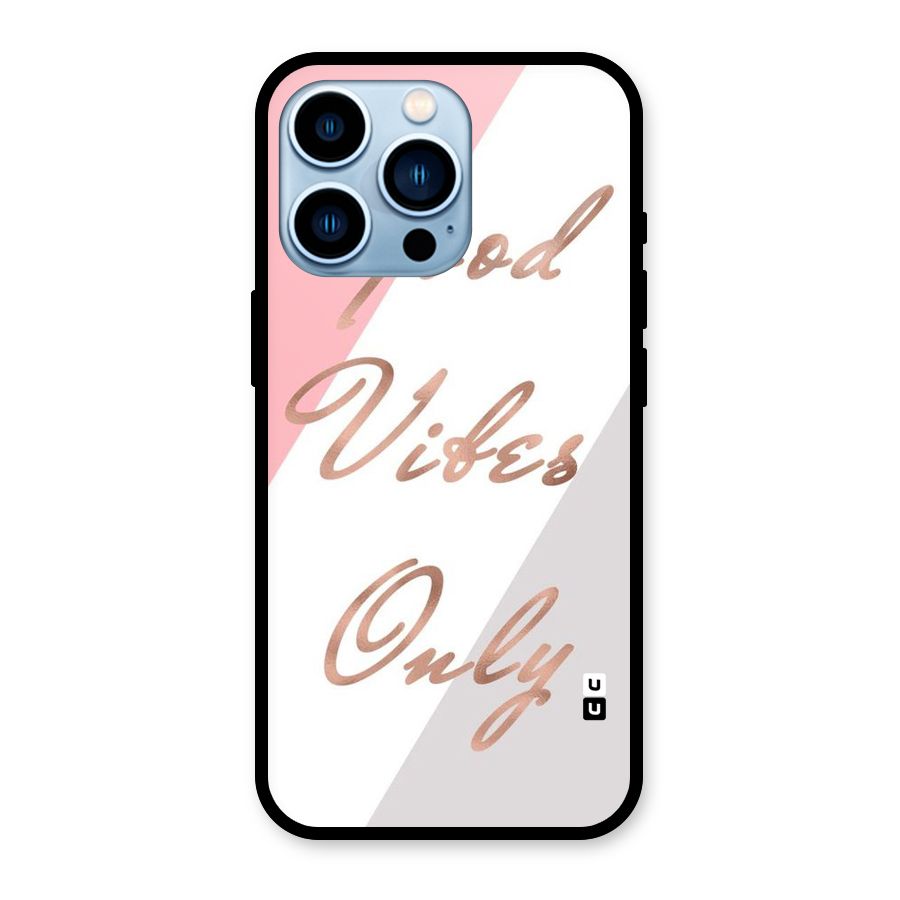 Vibes Classic Stripes Glass Back Case for iPhone 13 Pro