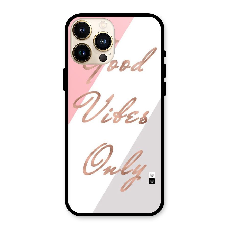 Vibes Classic Stripes Glass Back Case for iPhone 13 Pro Max