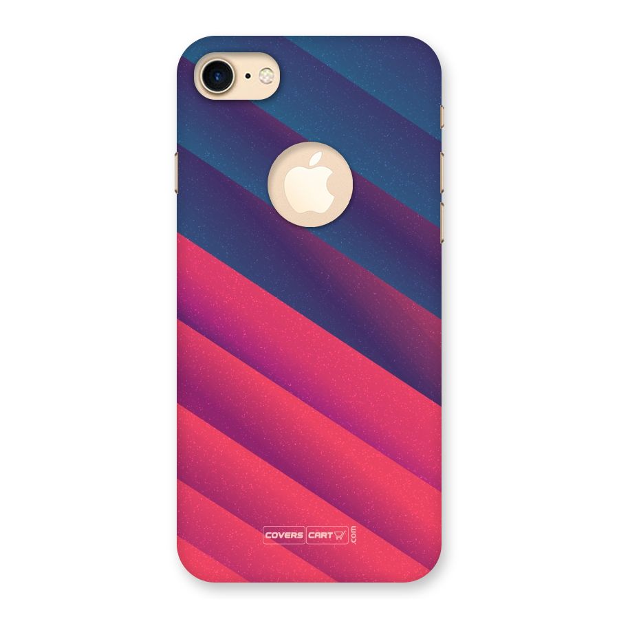 Vibrant Shades Back Case for iPhone 7 Logo Cut