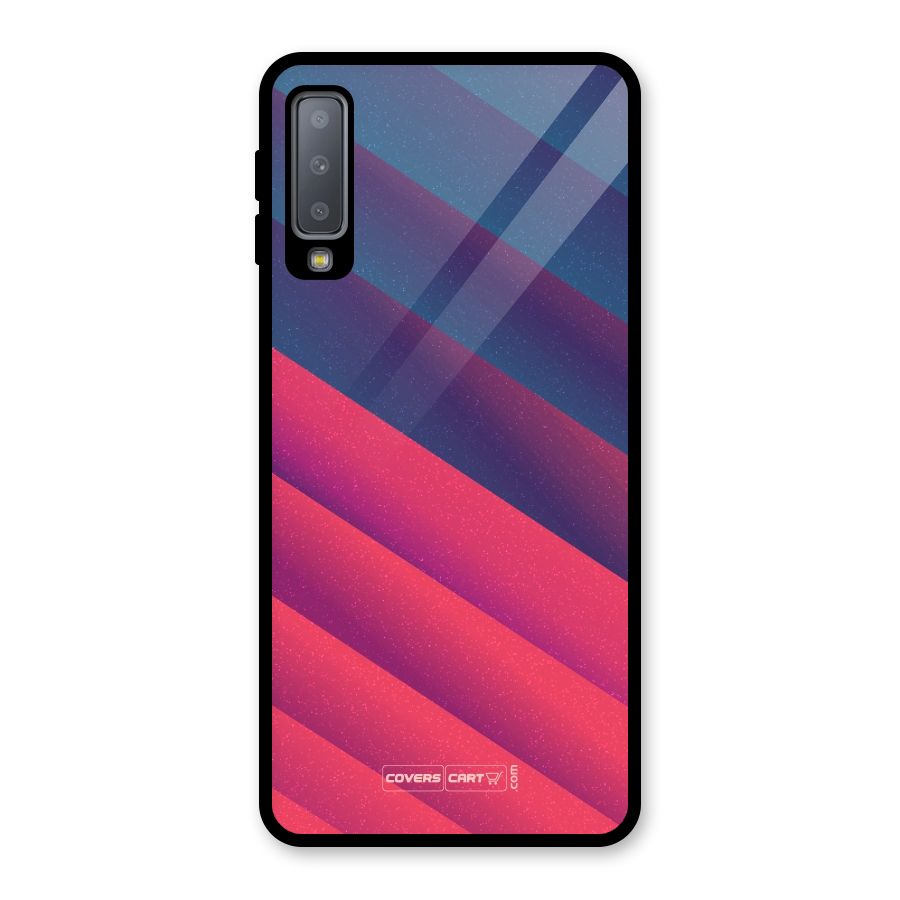 Vibrant Shades Glass Back Case for Galaxy A7 (2018)