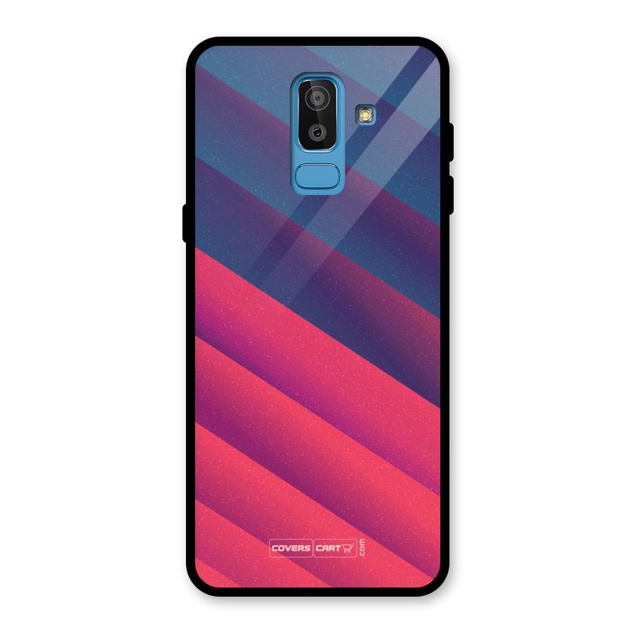 Vibrant Shades Glass Back Case for Galaxy J8
