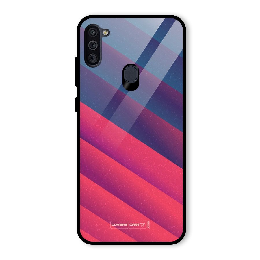 Vibrant Shades Glass Back Case for Galaxy M11