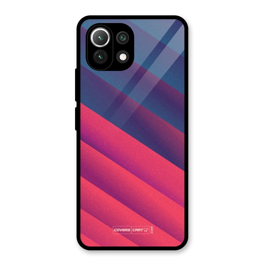 Vibrant Shades Glass Back Case for Mi 11 Lite