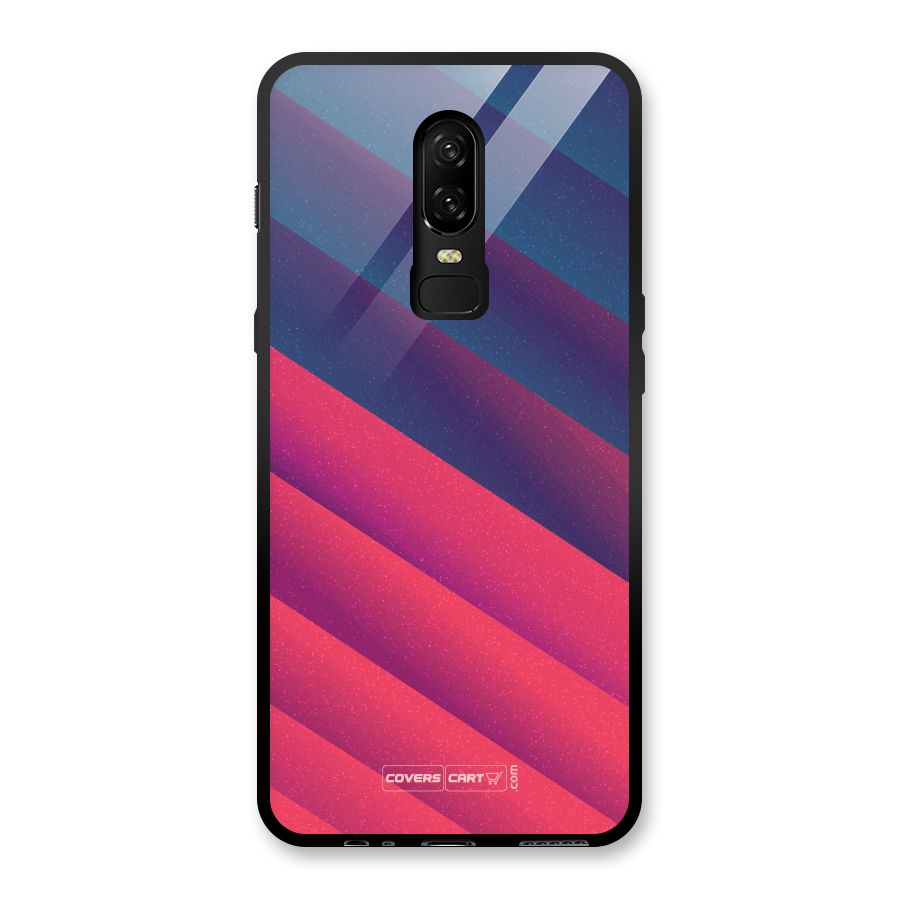 Vibrant Shades Glass Back Case for OnePlus 6