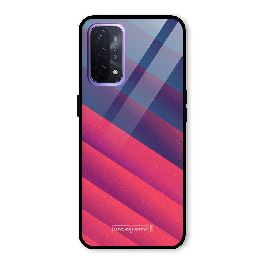 Vibrant Shades Glass Back Case for Oppo A74 5G