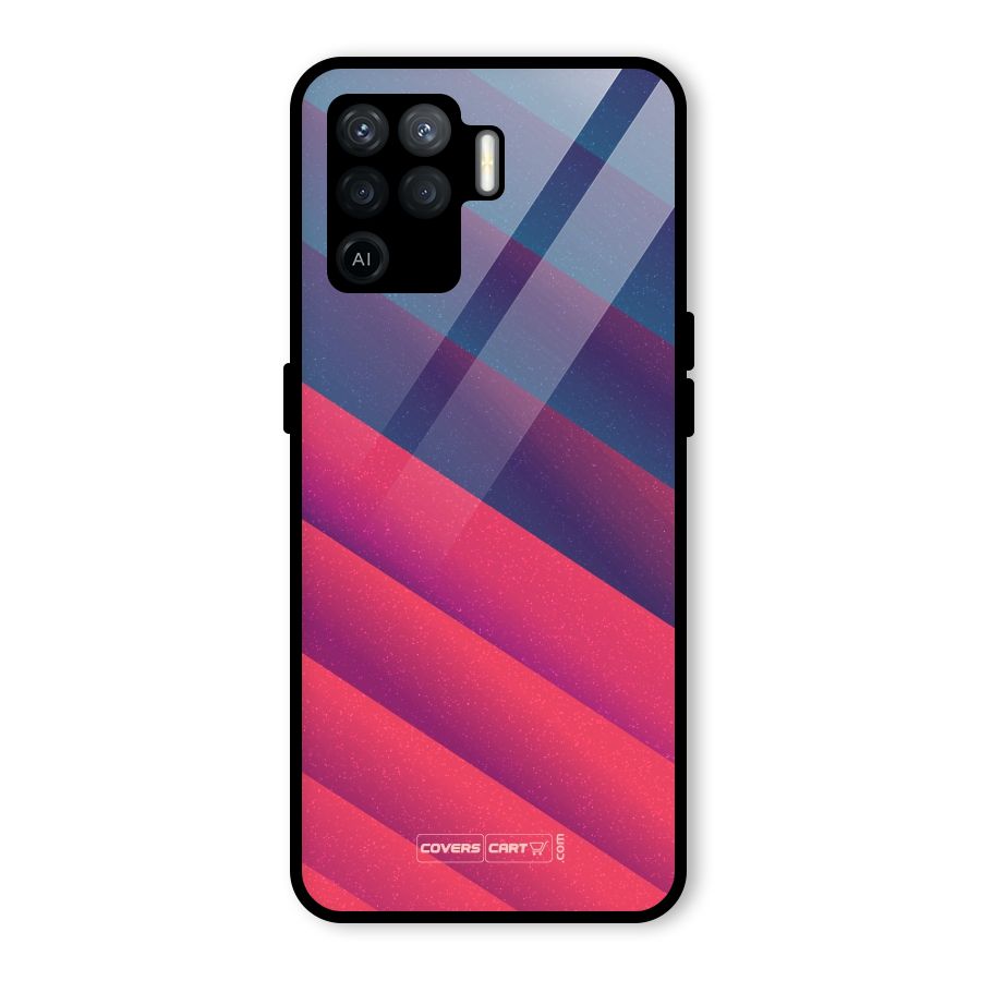 Vibrant Shades Glass Back Case for Oppo F19 Pro