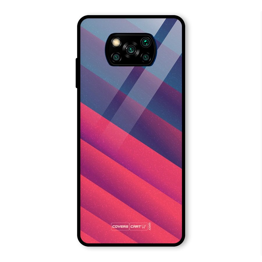 Vibrant Shades Glass Back Case for Poco X3 Pro