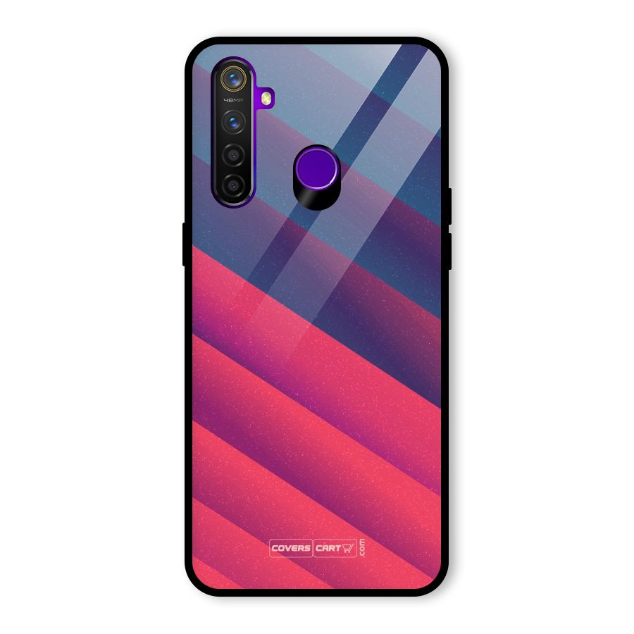 Vibrant Shades Glass Back Case for Realme 5 Pro