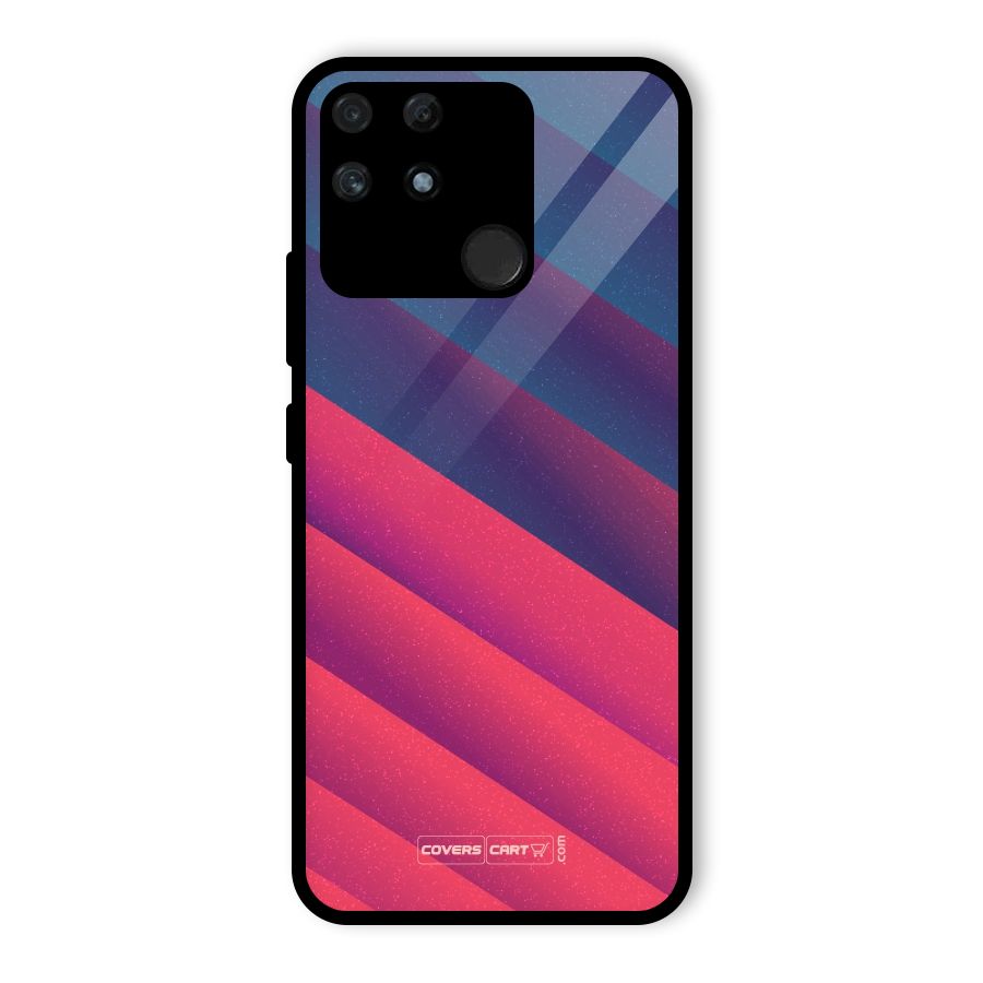 Vibrant Shades Glass Back Case for Realme Narzo 50A
