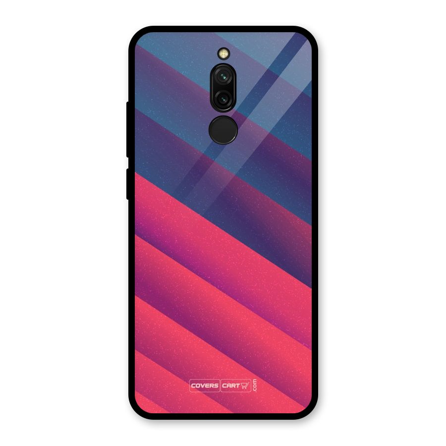 Vibrant Shades Glass Back Case for Redmi 8