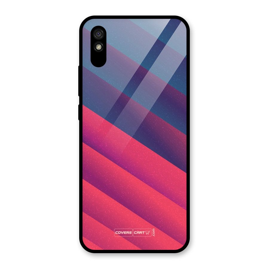 Vibrant Shades Glass Back Case for Redmi 9A