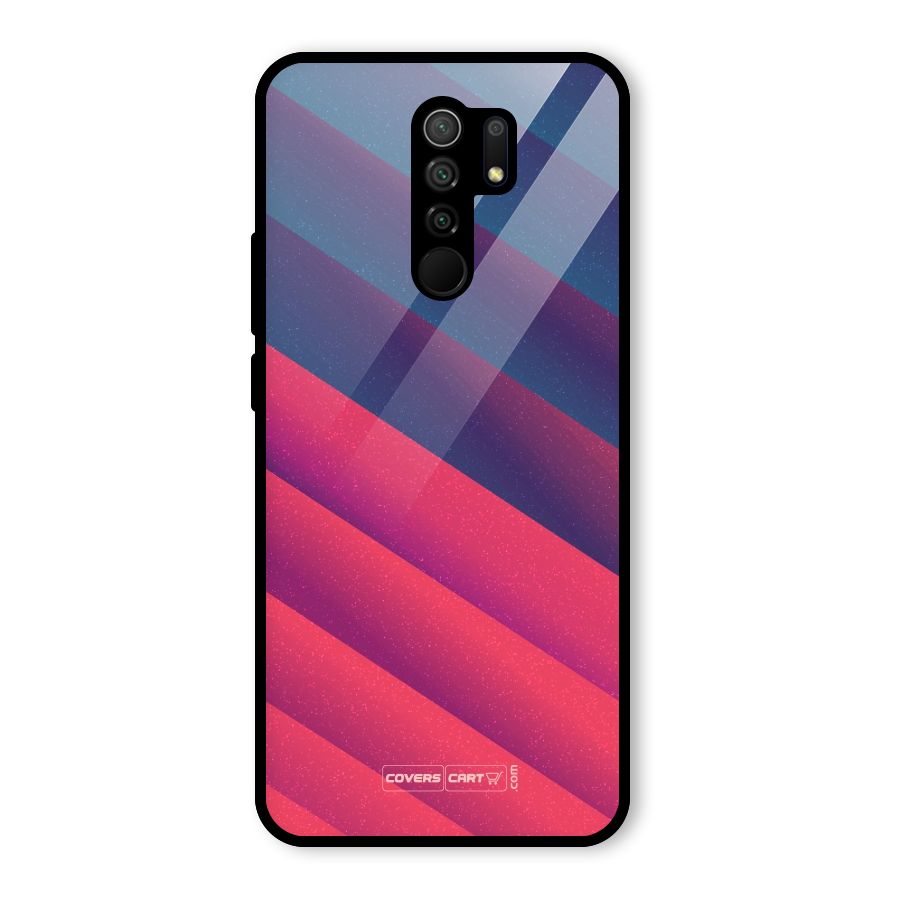 Vibrant Shades Glass Back Case for Redmi 9 Prime