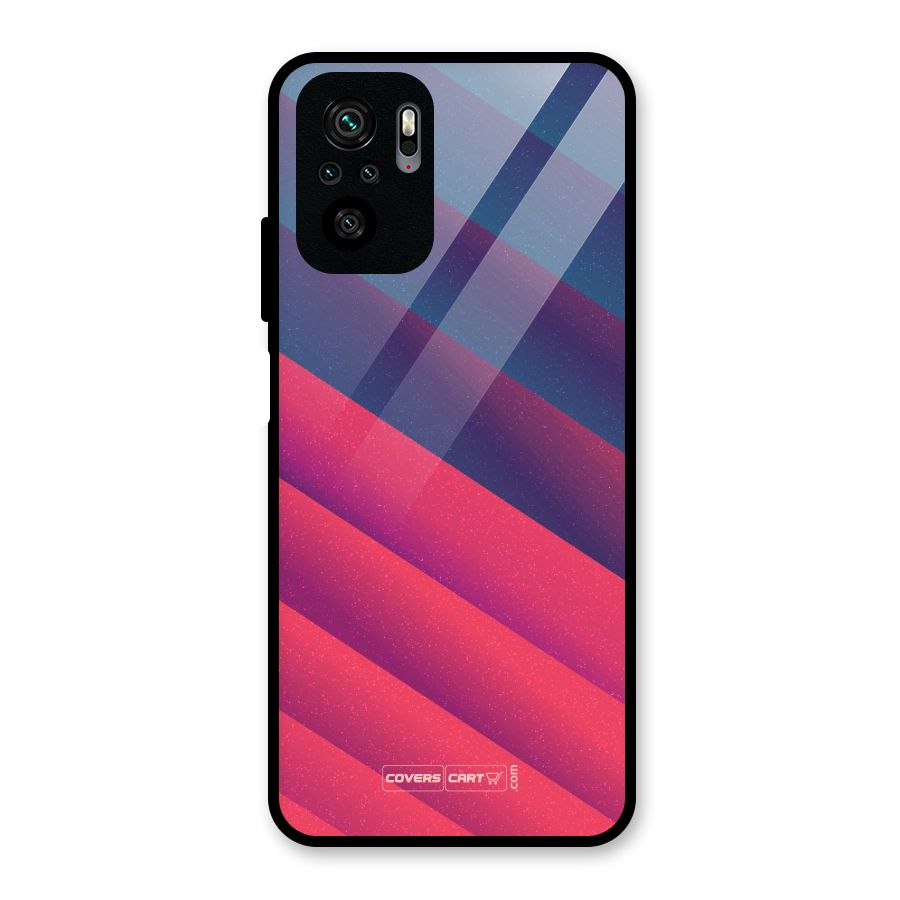 Vibrant Shades Glass Back Case for Redmi Note 11 SE