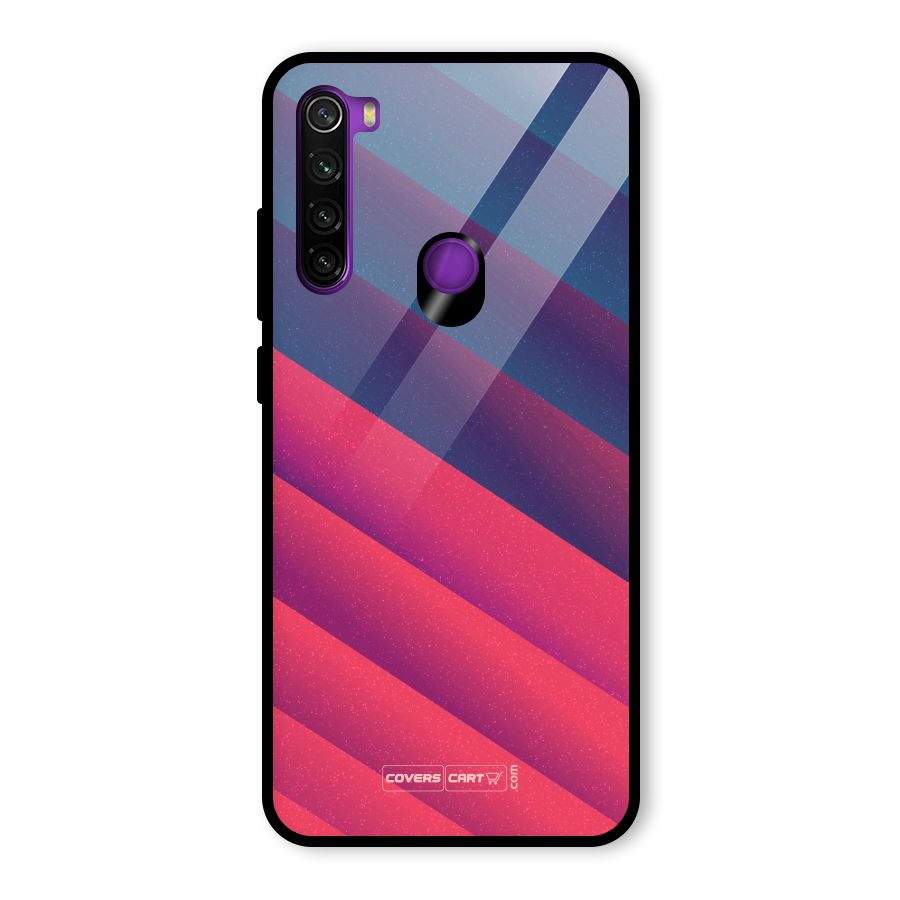 Vibrant Shades Glass Back Case for Redmi Note 8