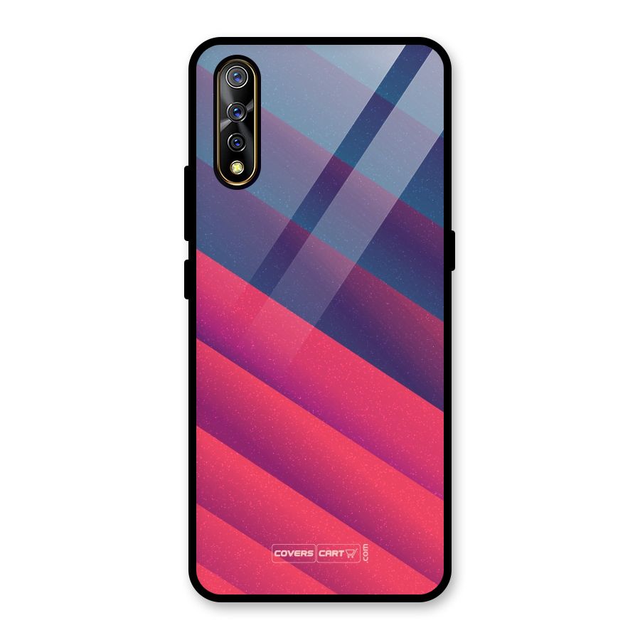 Vibrant Shades Glass Back Case for Vivo S1
