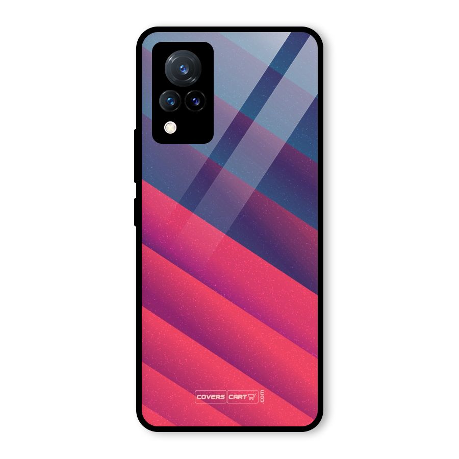 Vibrant Shades Glass Back Case for Vivo V21 5G