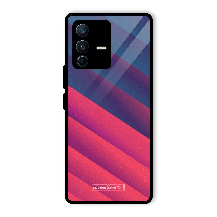 Vibrant Shades Glass Back Case for Vivo V23 Pro