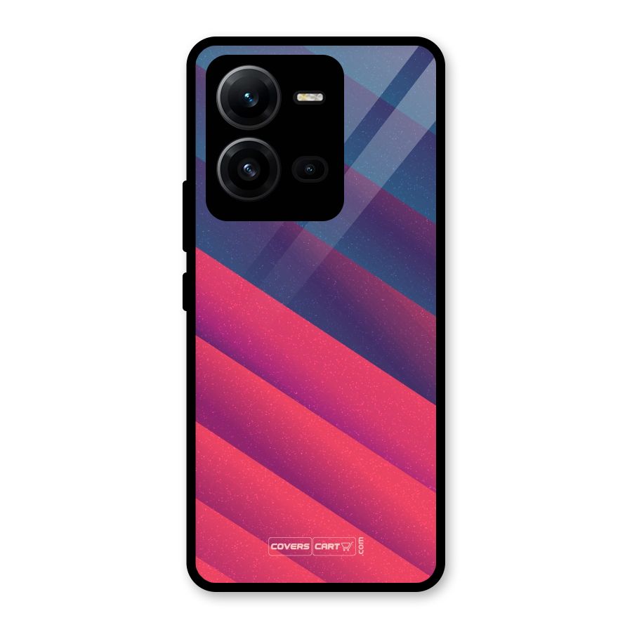 Vibrant Shades Glass Back Case for Vivo V25