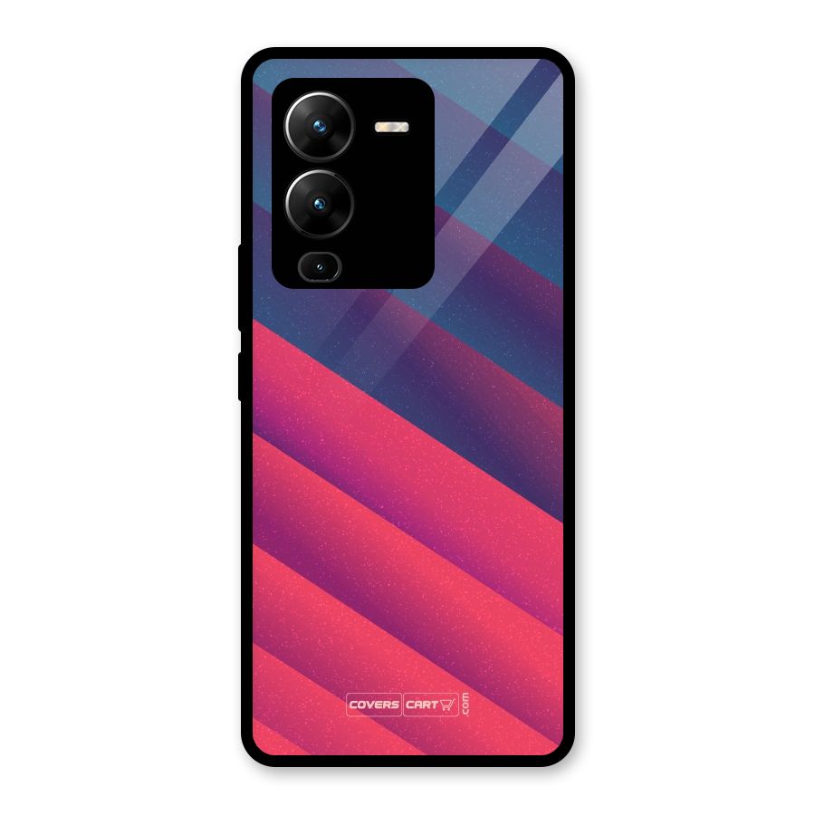 Vibrant Shades Glass Back Case for Vivo V25 Pro
