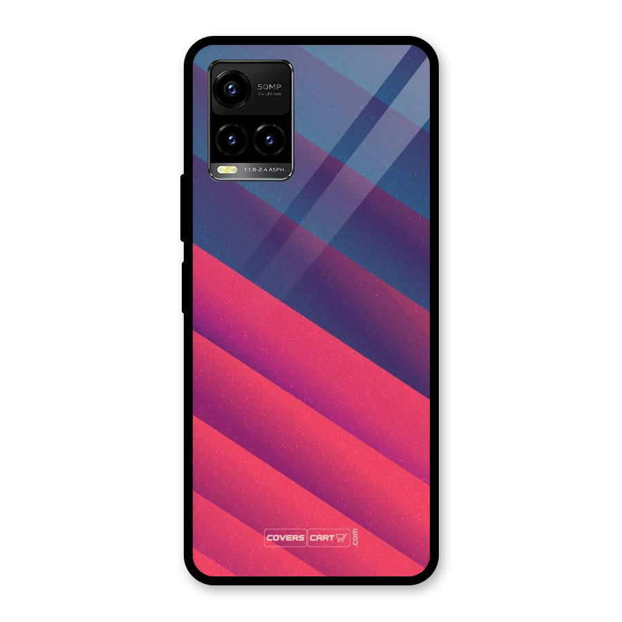 Vibrant Shades Glass Back Case for Vivo Y21A