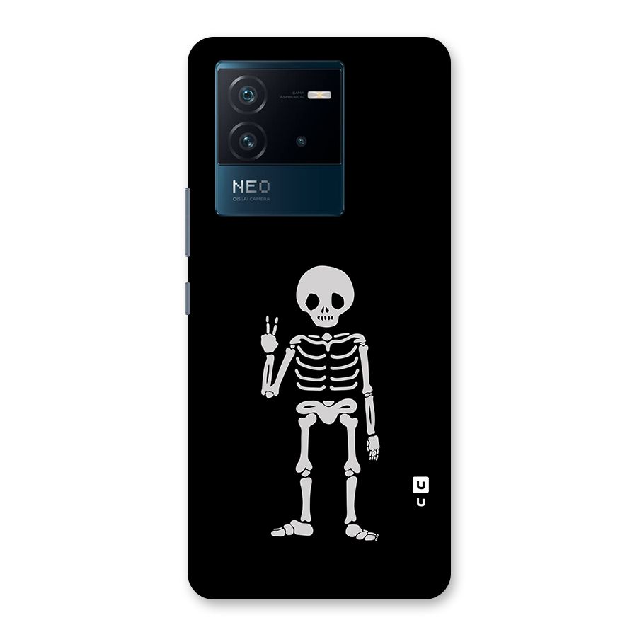 Victory Skeleton Spooky Back Case for Vivo iQOO Neo 6 5G