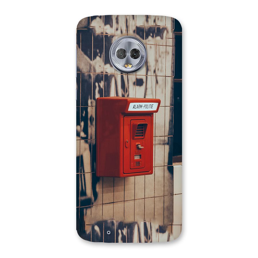 Vintage Alarm Back Case for Moto G6