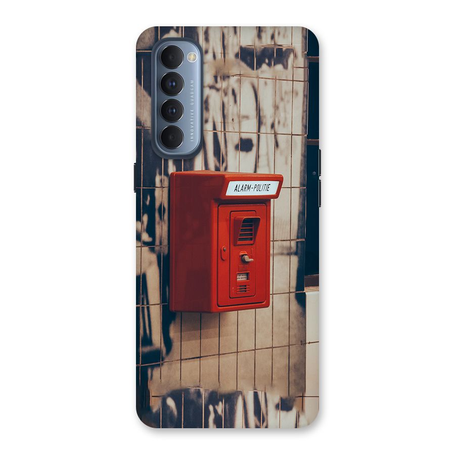 Vintage Alarm Back Case for Reno4 Pro