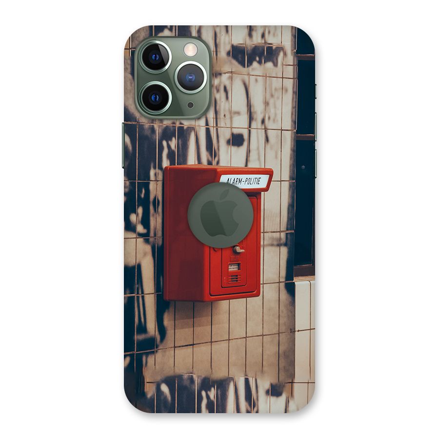 Vintage Alarm Back Case for iPhone 11 Pro Logo  Cut