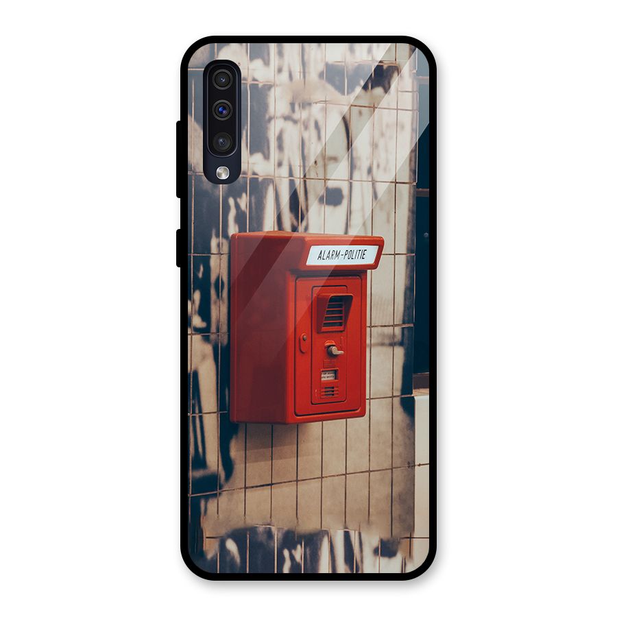 Vintage Alarm Glass Back Case for Galaxy A30s
