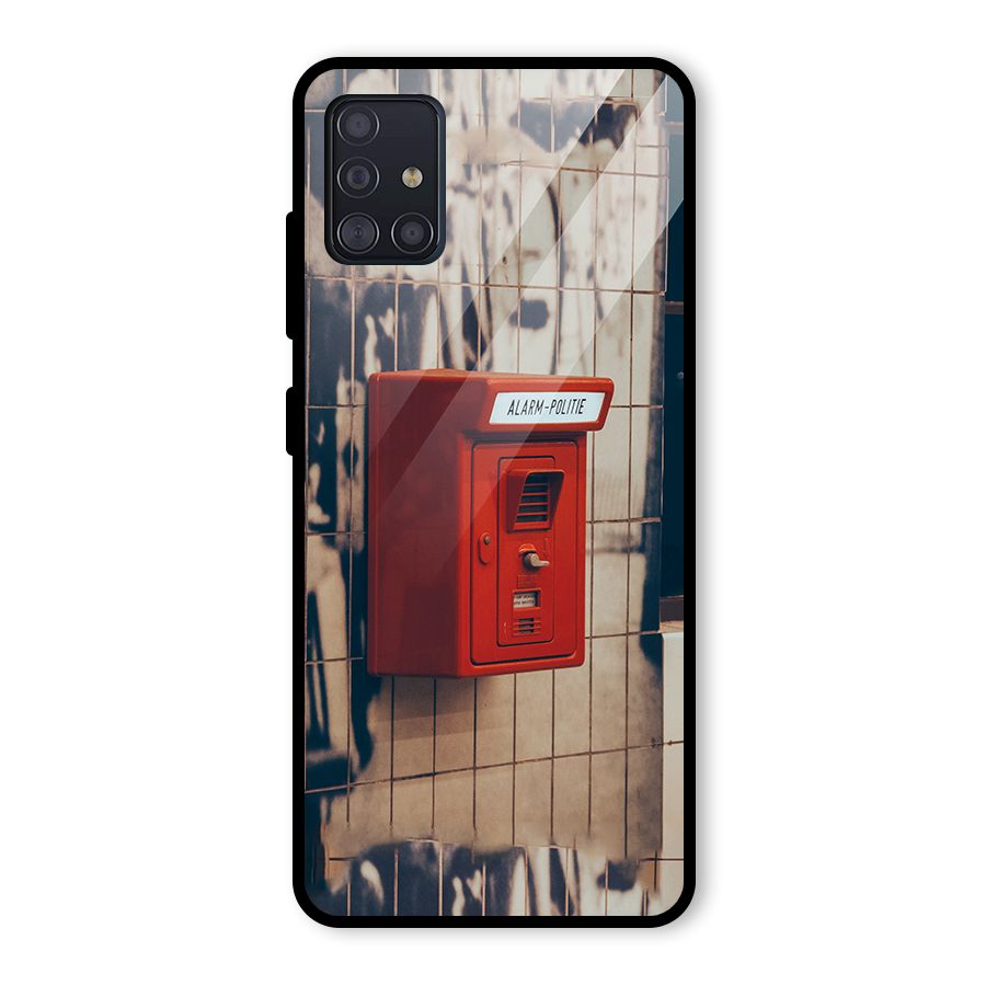 Vintage Alarm Glass Back Case for Galaxy A51
