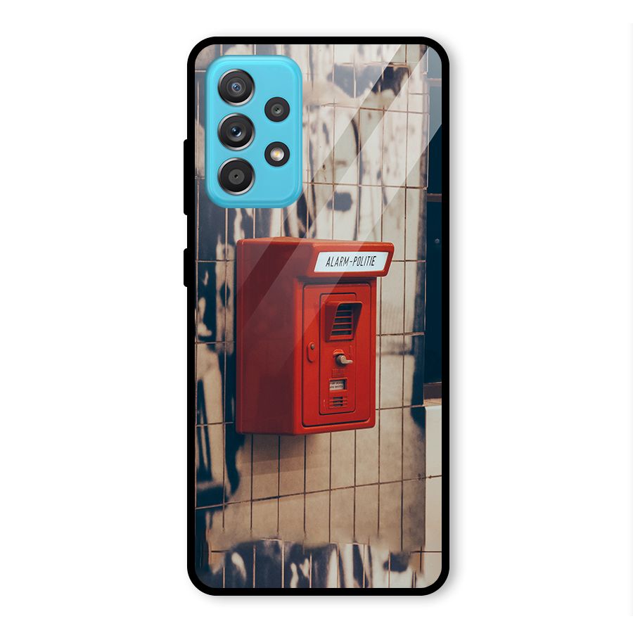 Vintage Alarm Glass Back Case for Galaxy A52s 5G