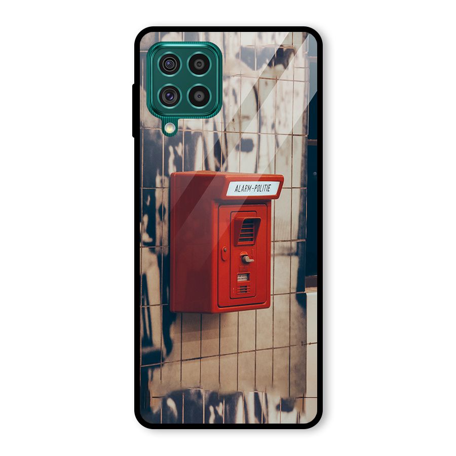 Vintage Alarm Glass Back Case for Galaxy F62