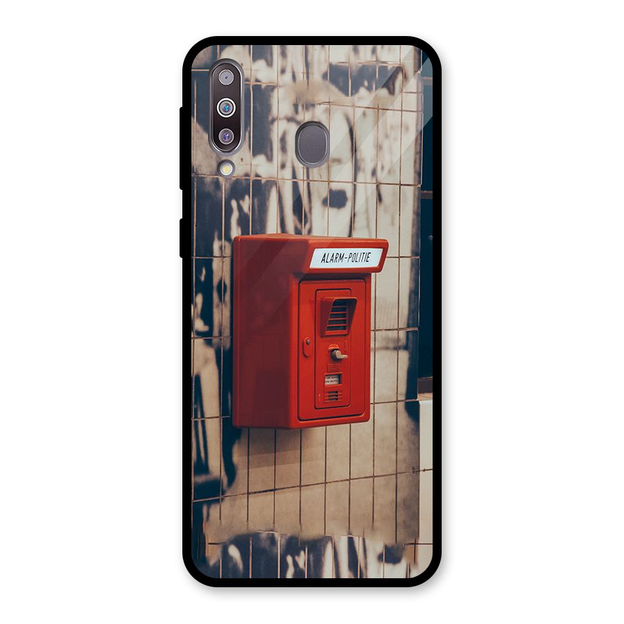 Vintage Alarm Glass Back Case for Galaxy M30