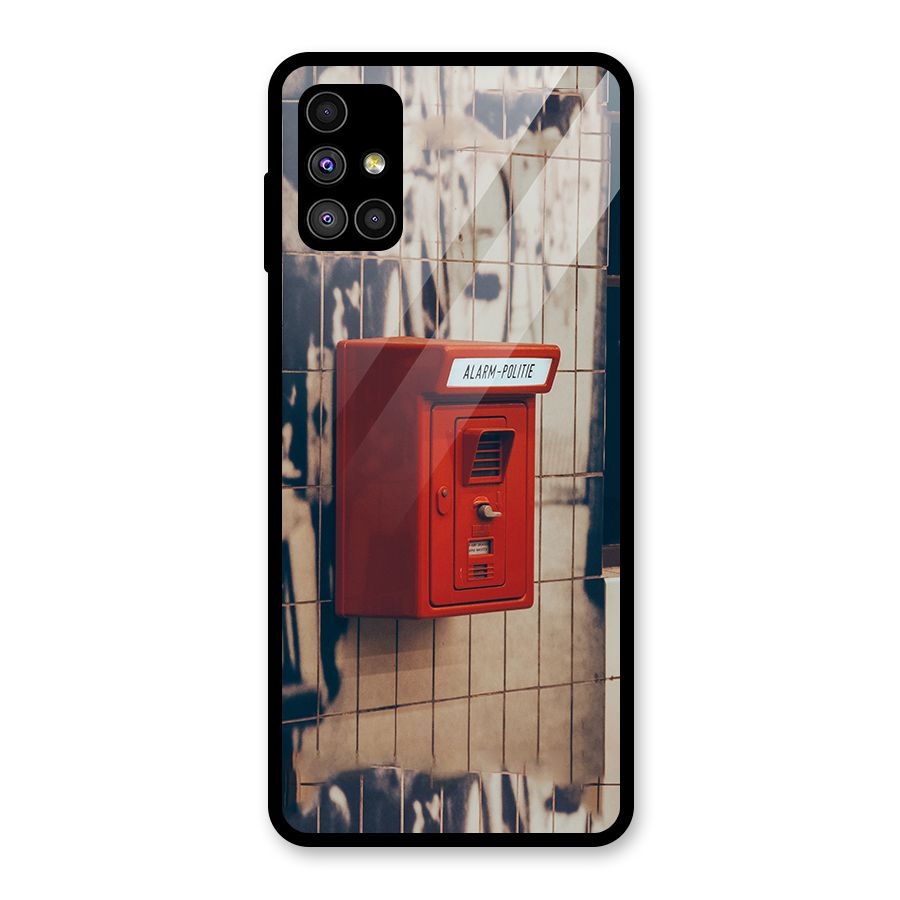 Vintage Alarm Glass Back Case for Galaxy M51