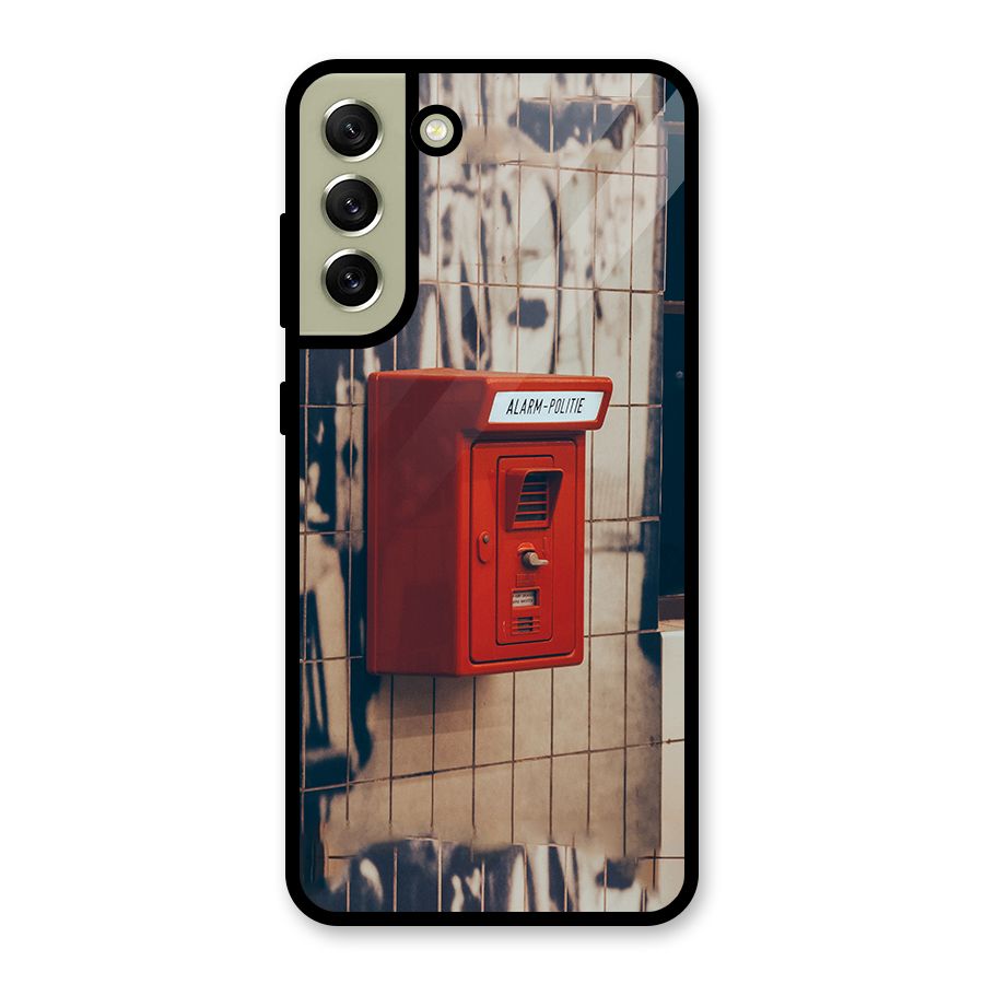Vintage Alarm Glass Back Case for Galaxy S21 FE 5G