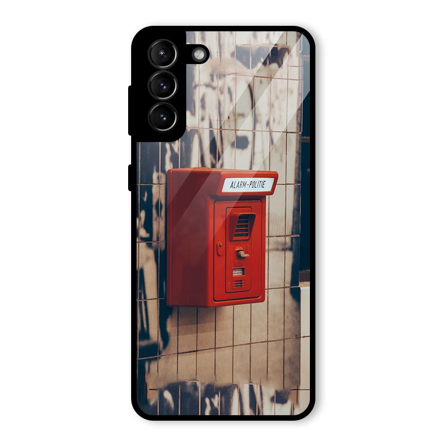 Vintage Alarm Glass Back Case for Galaxy S21 Plus
