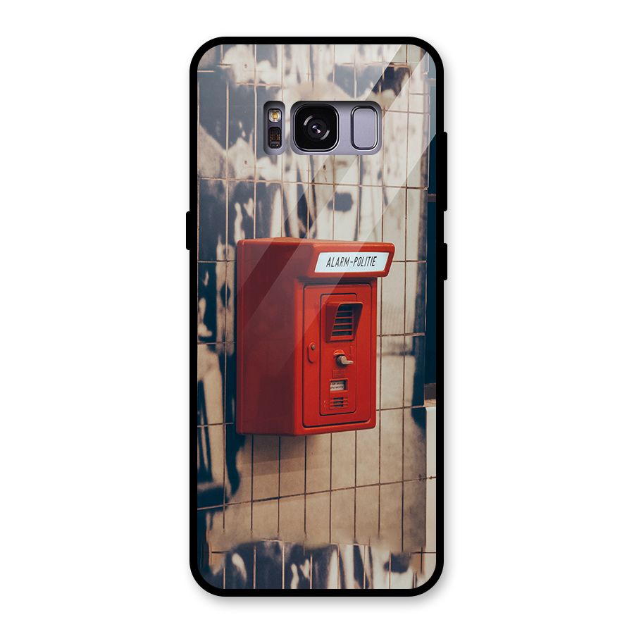 Vintage Alarm Glass Back Case for Galaxy S8