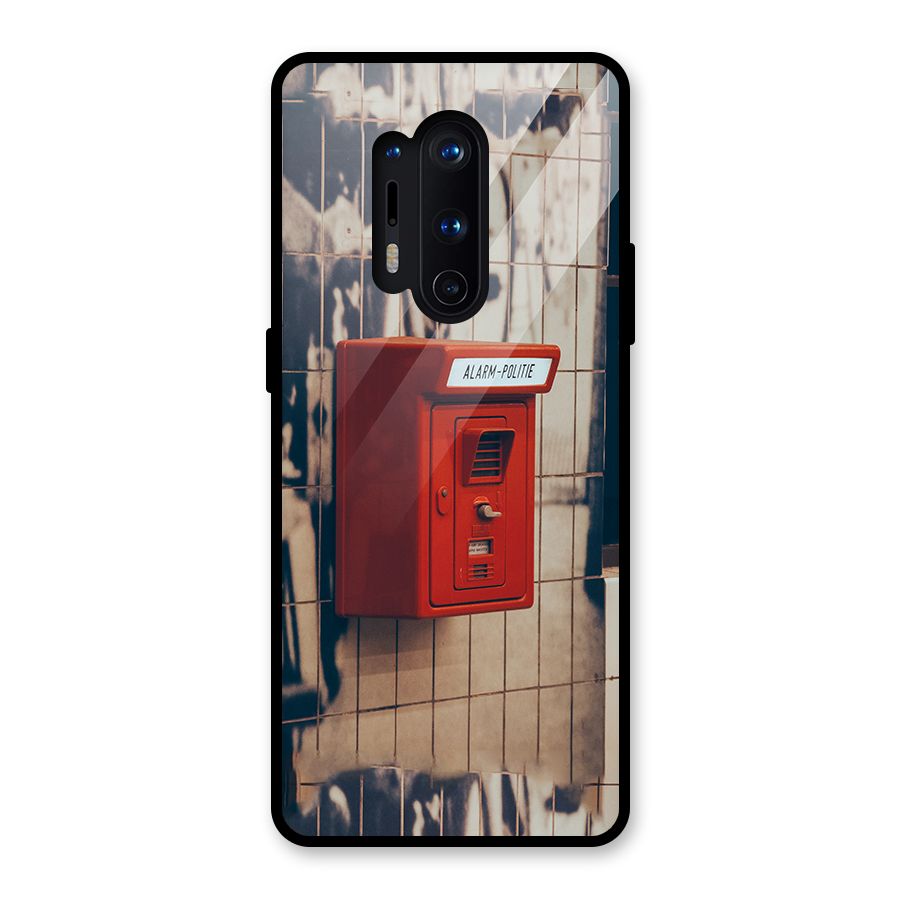 Vintage Alarm Glass Back Case for OnePlus 8 Pro