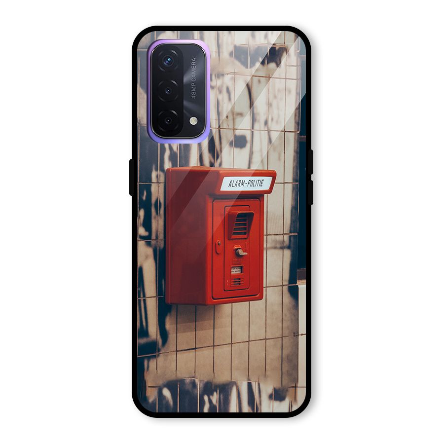 Vintage Alarm Glass Back Case for Oppo A74 5G
