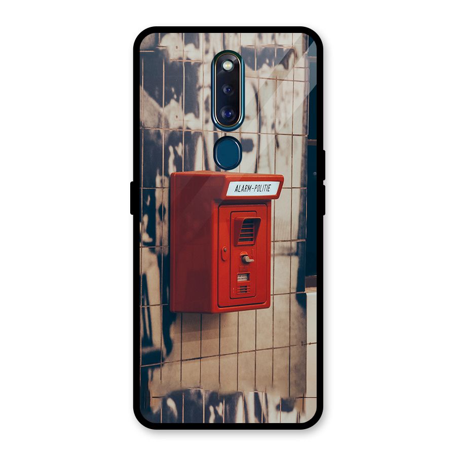 Vintage Alarm Glass Back Case for Oppo F11 Pro