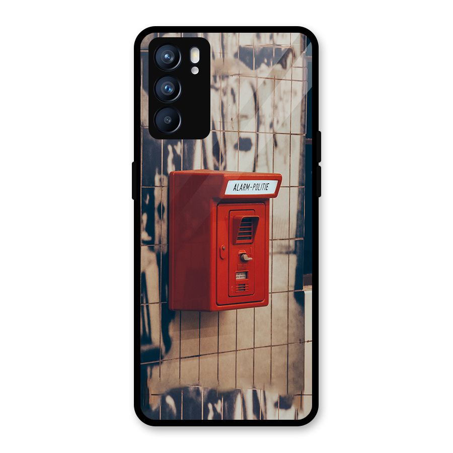 Vintage Alarm Glass Back Case for Oppo Reno6 5G