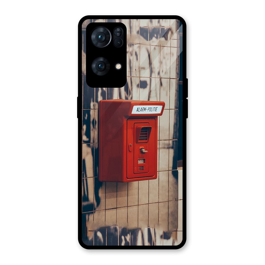 Vintage Alarm Glass Back Case for Oppo Reno7 Pro 5G