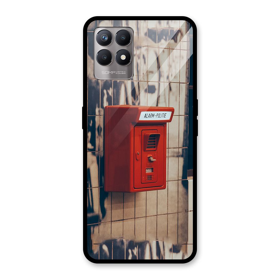 Vintage Alarm Glass Back Case for Realme 8i