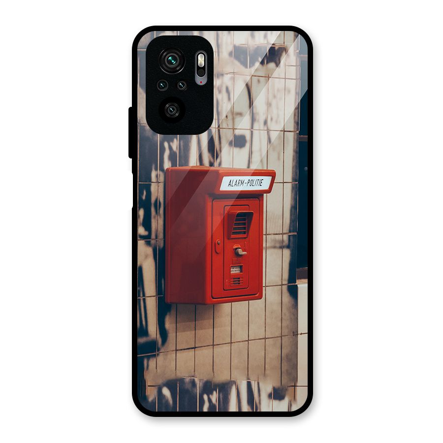 Vintage Alarm Glass Back Case for Redmi Note 10S