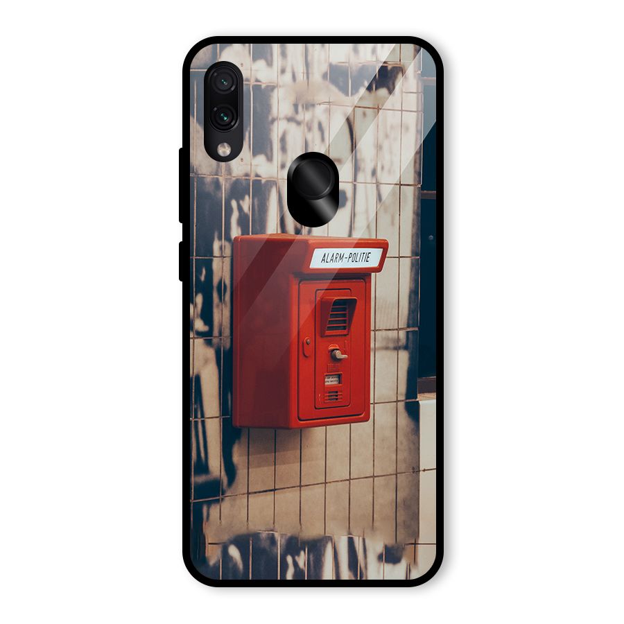 Vintage Alarm Glass Back Case for Redmi Note 7S