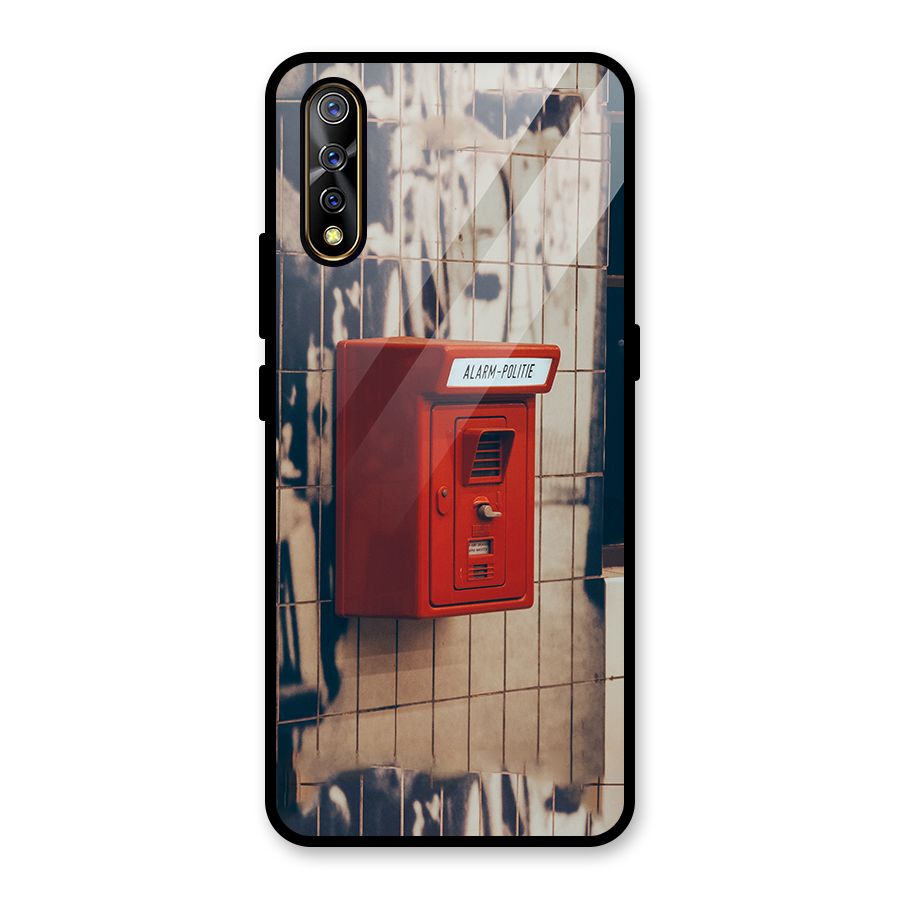 Vintage Alarm Glass Back Case for Vivo S1